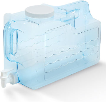 Arrow Slimline Drink Dispenser for Fridge, 3 Gallon - Plastic Beverage Dispenser with Spigot - Space-Saving Design