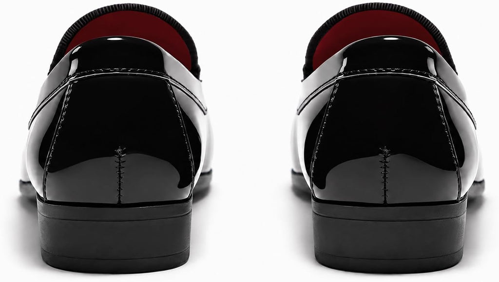 Boys Dress Shoes Slip-On Loafers Formal Church Tuxedo Shoes