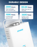 Tankless Water Heater Propane, 6L 1.58 GPM Portable Tankless Water Heater with Handle