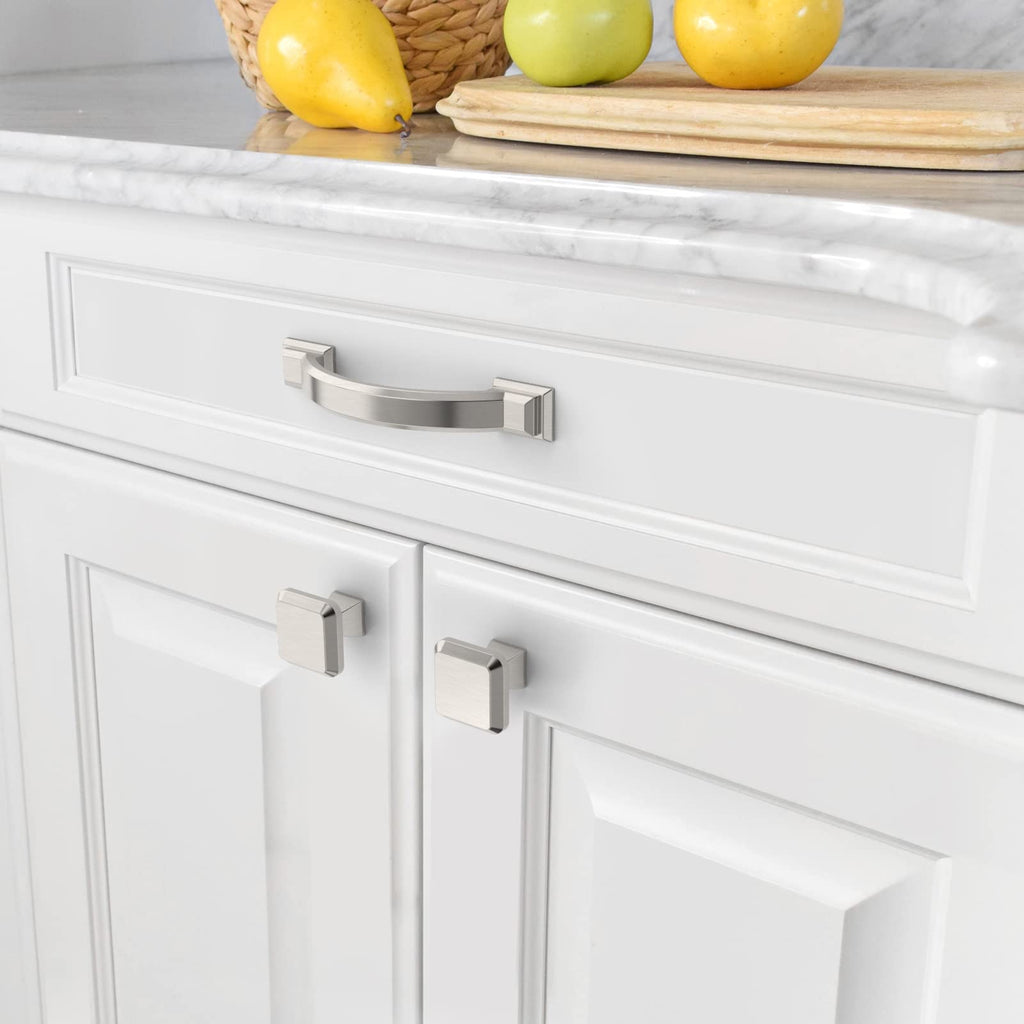 10 Pack Brushed Satin Nickel Cabinet Pulls 3"