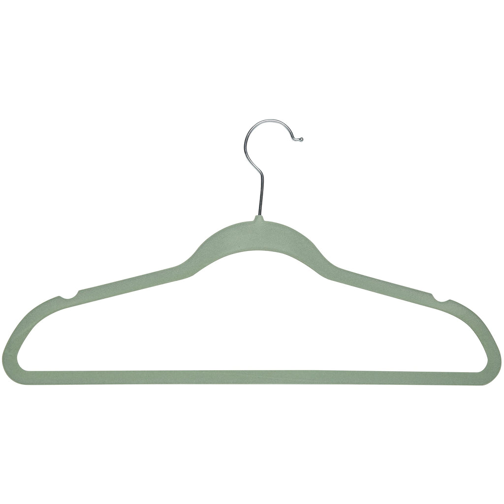 Slim Velvet Clothes Hangers | 100 Pack | Non-Slip | Shirts | Suit | Pants | Dresses | Garments | Closet Storage &