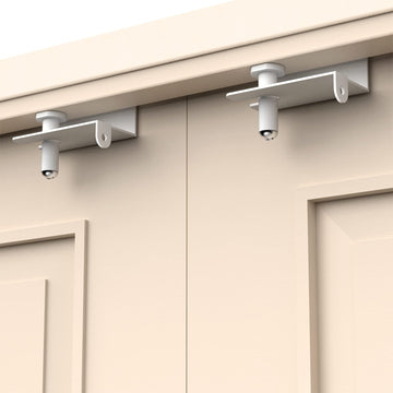 Child Safety Door Top Lock for 0.8-2'' Thick Doors, Kids & Pets Safe - 2 PC
