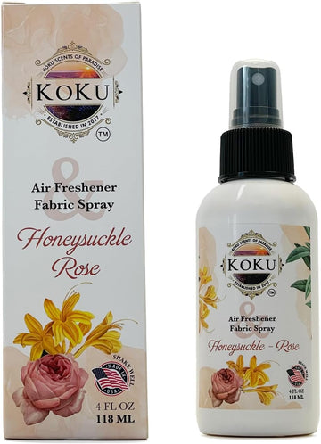 Honeysuckle Rose Air Freshener - Room Spray - Odor Eliminator - Deodorizer - Car Air Freshener - Home Spray - Linen