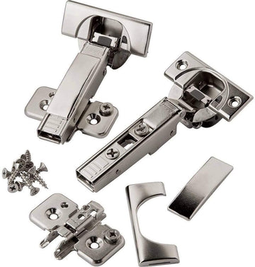 Full Overlay 110 deg Soft-Close BLUMotion Clip Top Frameless Hinges, Pair by