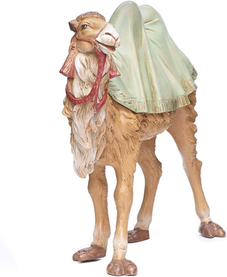 Fontanini by Inc., Standing Camel, 12" Collection, Nativity Figure and Accessories, Hand Sculpted and Painted
