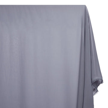 Chiffon Fabric Sheer Lightweight 60 Inch Wide Silky Polyester Georgette By The Yard & Wholesale - Grey (10 Yards)