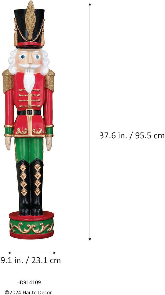 Christmas Nutcracker - Classic Red and Green (37 Inch) - 1