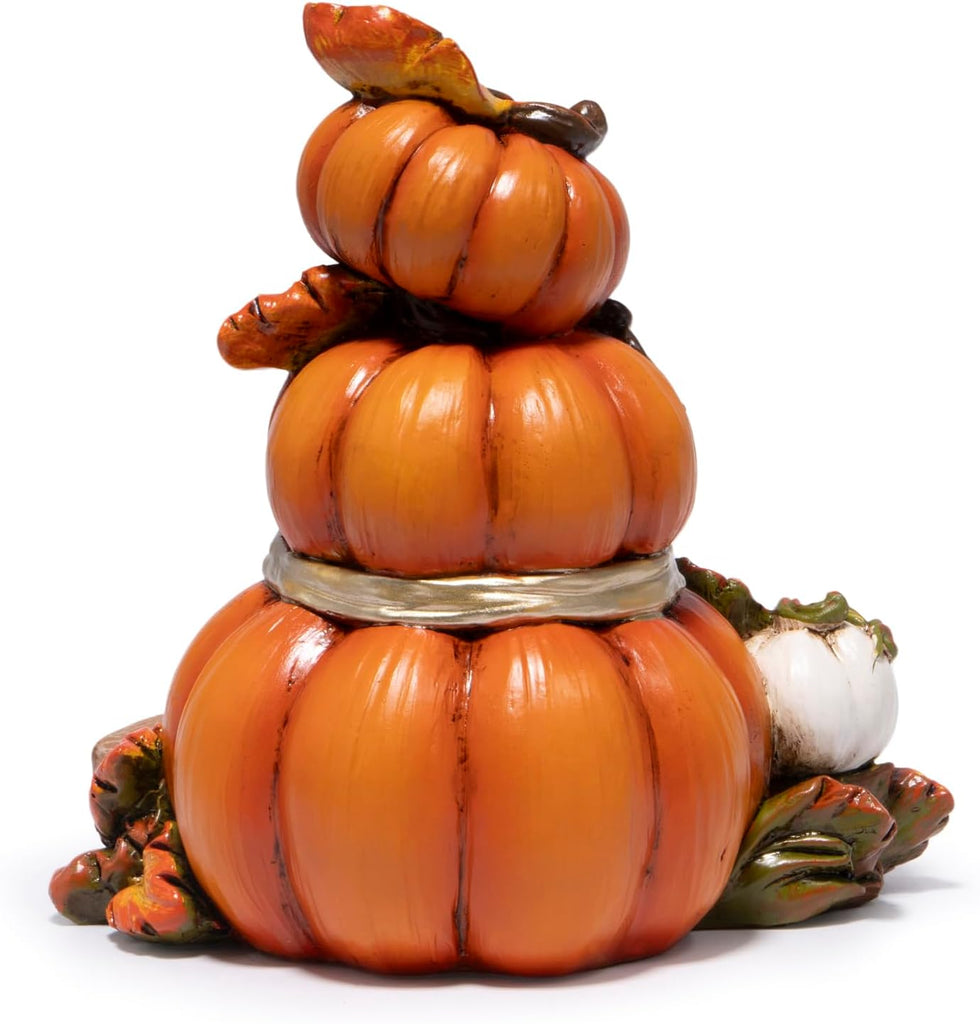 Stacked Scarecrow Figurine, Fall Thanksgiving Indoor Decor
