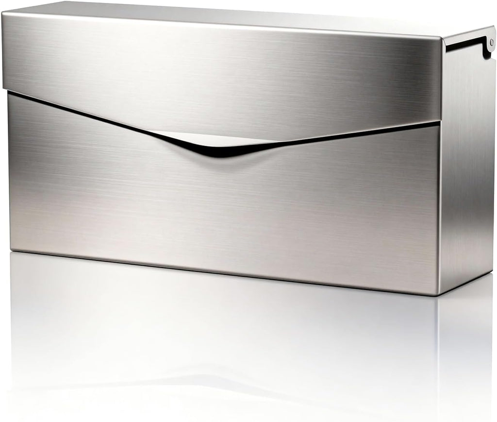 Rainproof Stainless Steel Mailbox for Walls, Heavy Duty Wall Mounted Mailbox