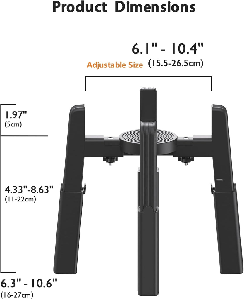 Dog Bowl Stand with Adjustable Height and Width [Stand Only]