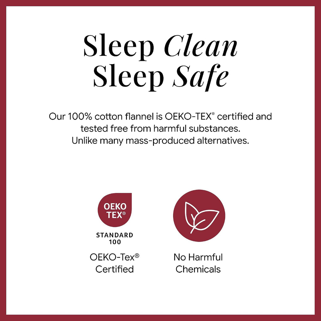 Deep Pocket King Sheet Set - 300 Thread Count Cotton Sateen Sheets with 22-Inch Extra Deep Pockets, Oeko-Tex