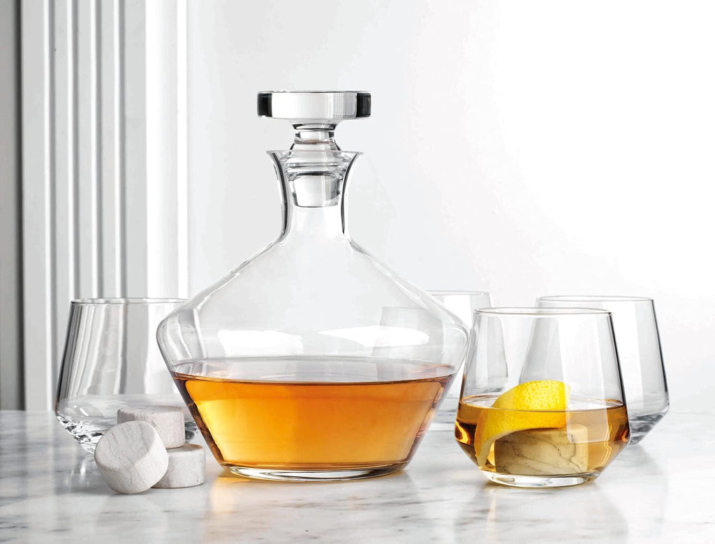 Liquor Decanter, Whiskey Decanter, for Liquor, Scotch, Bourbon, Vodka & More, Barware & Drinkware, 54oz, Marmont