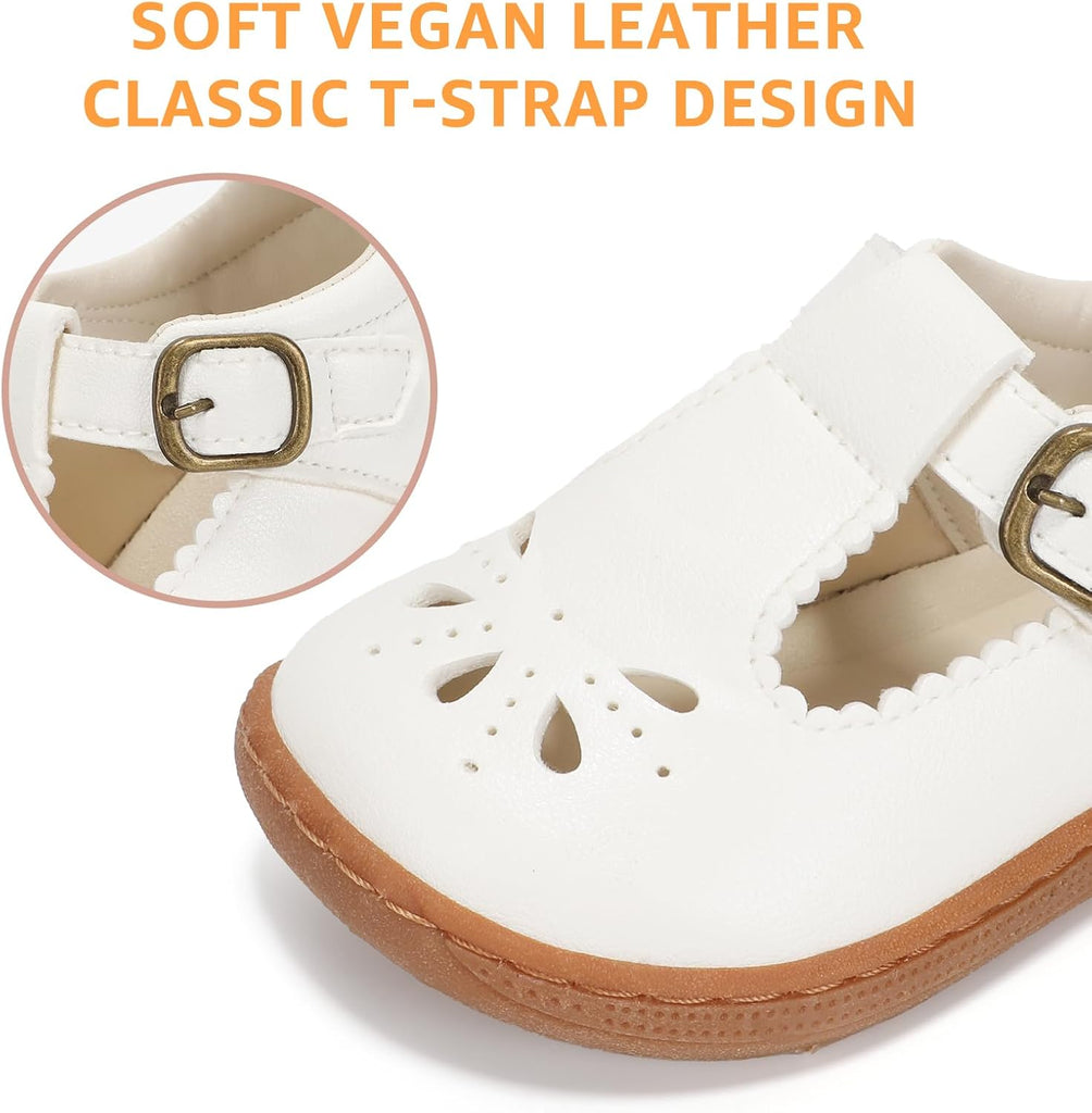 Toddler Wide Toe Box Mary Jane Dress Shoes Ballet Flats