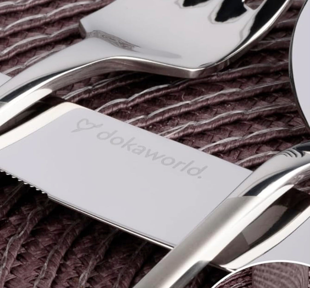 Semi-Matte Design Flatware, Cutlery Set for 8 persons, 40 Piece