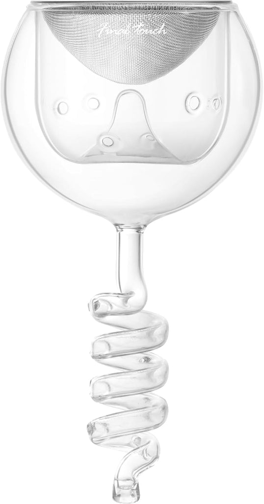 Twister 3-Phase Glass Wine Decanter Aerator & Filter