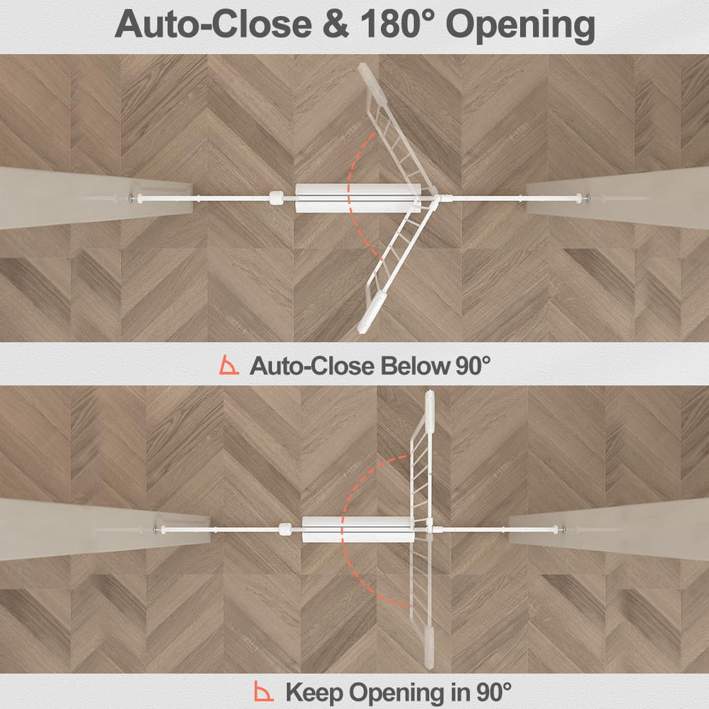 4.72in Extensions for Walk Through Baby Gate Auto Close White