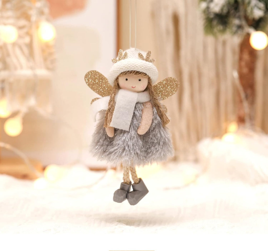 Christmas Angel Doll Decoration, Christmas Tree Hanging Ornaments, Thanksgiving Day Birthday Gifts, Fairy - Set of 3