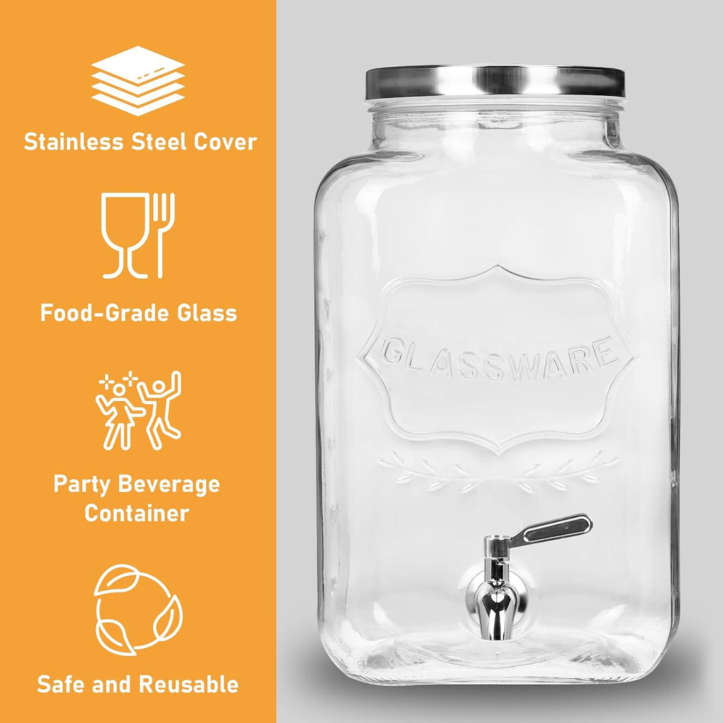 Gallon with Stand & Spout - Set of 2