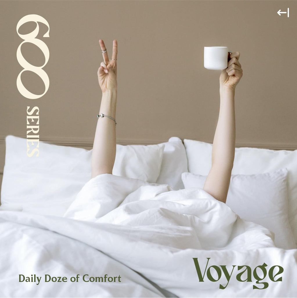 100% Egyptian Cotton Sheets Set - Luxury 600 Series Voyage Collection Egyptian Cotton Sheets (4