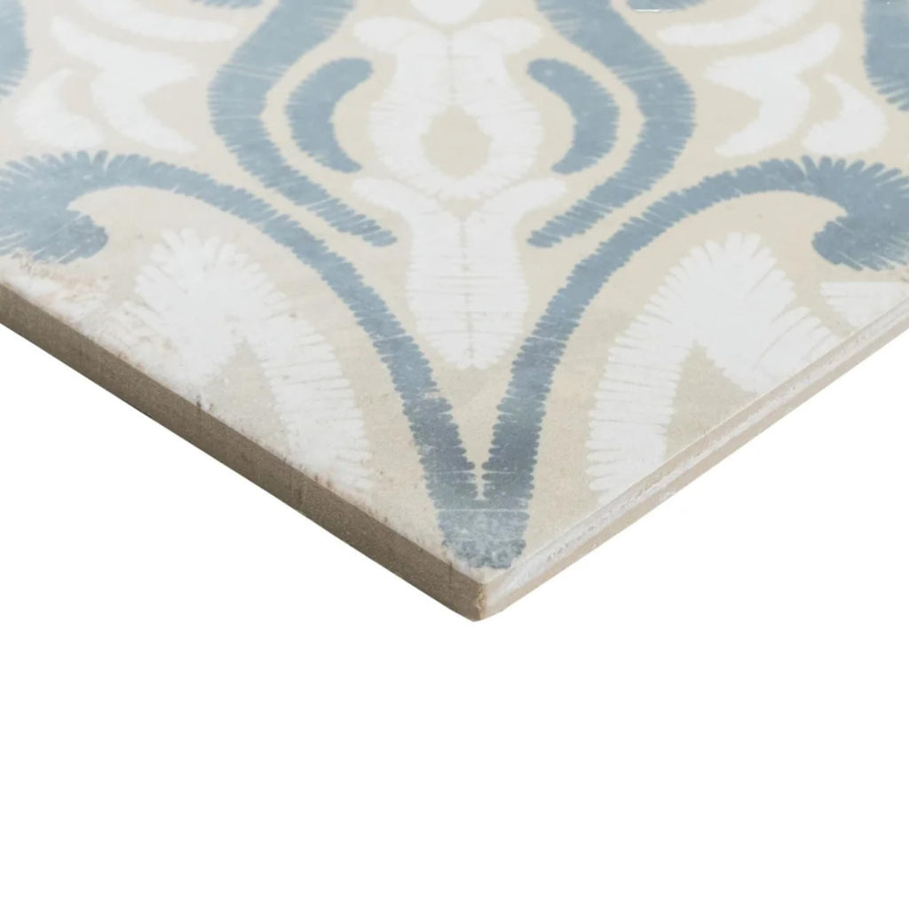 8x8 Encaustic Look Matte Porcelain Tile for Wall & Floor, Decorative Bathroom, Kitchen Backsplash, Shower, Fireplace