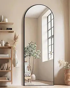 58"X19"Floor Mirror Full Length,Arched Full Length Mirror with Stand,Full Body Mirror,Hanging Or Large Leaning Living