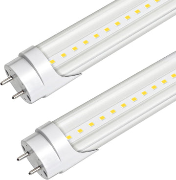 T8 LED Bulbs 4 Foot, Type A+B 4FT LED Tube 24W, 3200LM