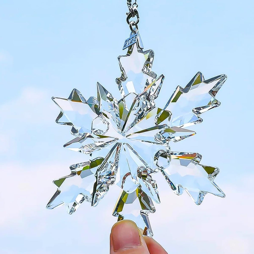 Crystal Christmas Ornaments 2026, Glass Snowflake Christmas Tree Ornaments