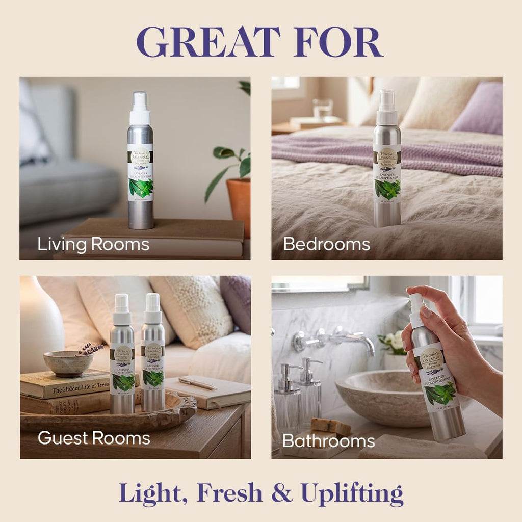 Room Fragrance Spray - Eucalyptus Mint 2 Pack, 1 oz
