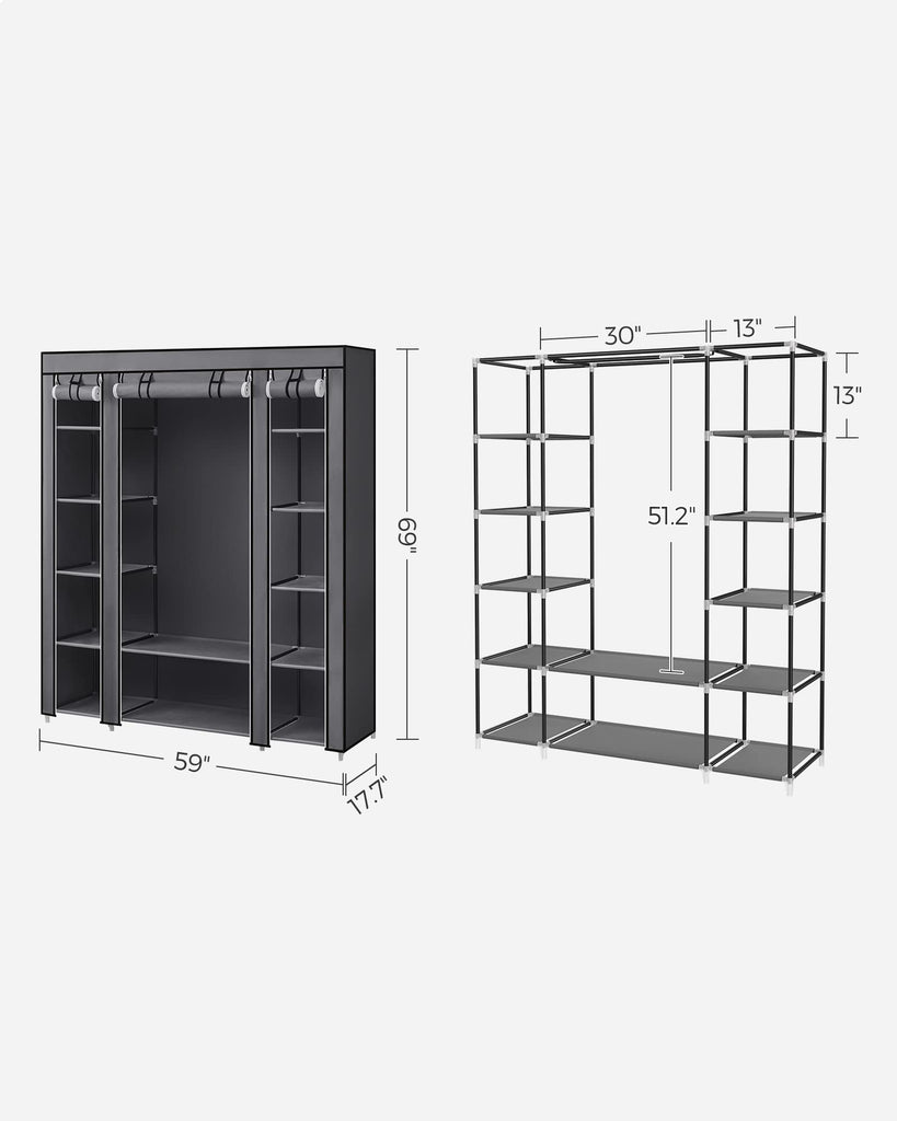 Closet Wardrobe, Portable Closet, Clothes Storage Organizer