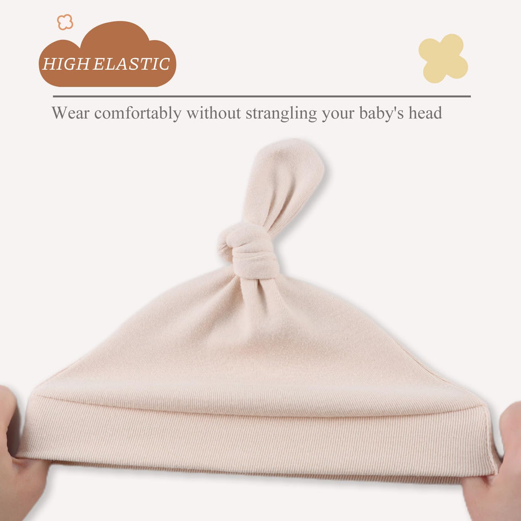 Newborn Hats for Boys Cotton Newborn Beanies Autumn Winter Infant Baby Girls Hat (, S)