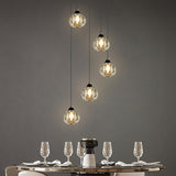 Crystal Chandeliers for Dining Room Lights Fixture Over Table, 5-Light Black Modern Pendant Light Fixture_Crystal Chandeliers for Living Room Kitchen Island Staircases Foyer Hallway Bar A116-B0DSVJ53Y6