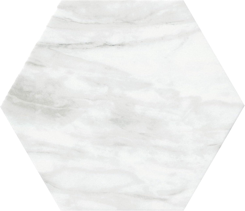Modulo Alba 11 in. x 13 in. Matte Porcelain Hexagon Tile Flooring