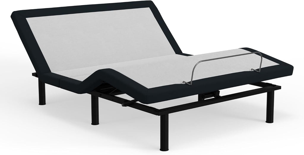King e3 Adjustable Bed Base Frame with Head and Foot Incline, Wireless Remote Control, Easy Assembly, and 10 Year