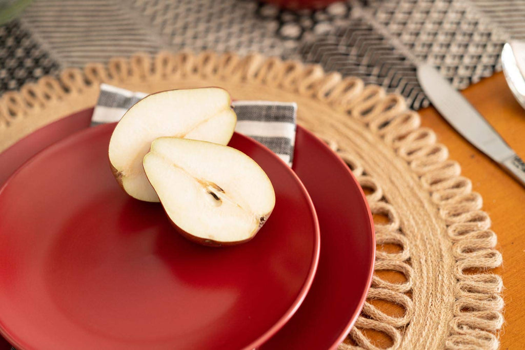 Wazee Matte Coupe Dinnerware Set, 16 pc, Red