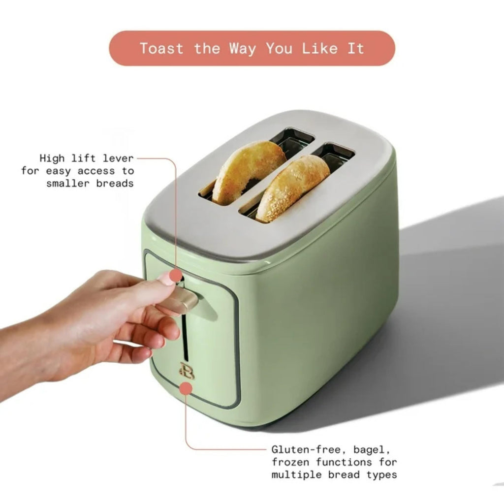 2 Slice Digital Toaster with Touch Control Panel, Adjustable Toast Shade Settings, Wide Bread Openings, Bagel &