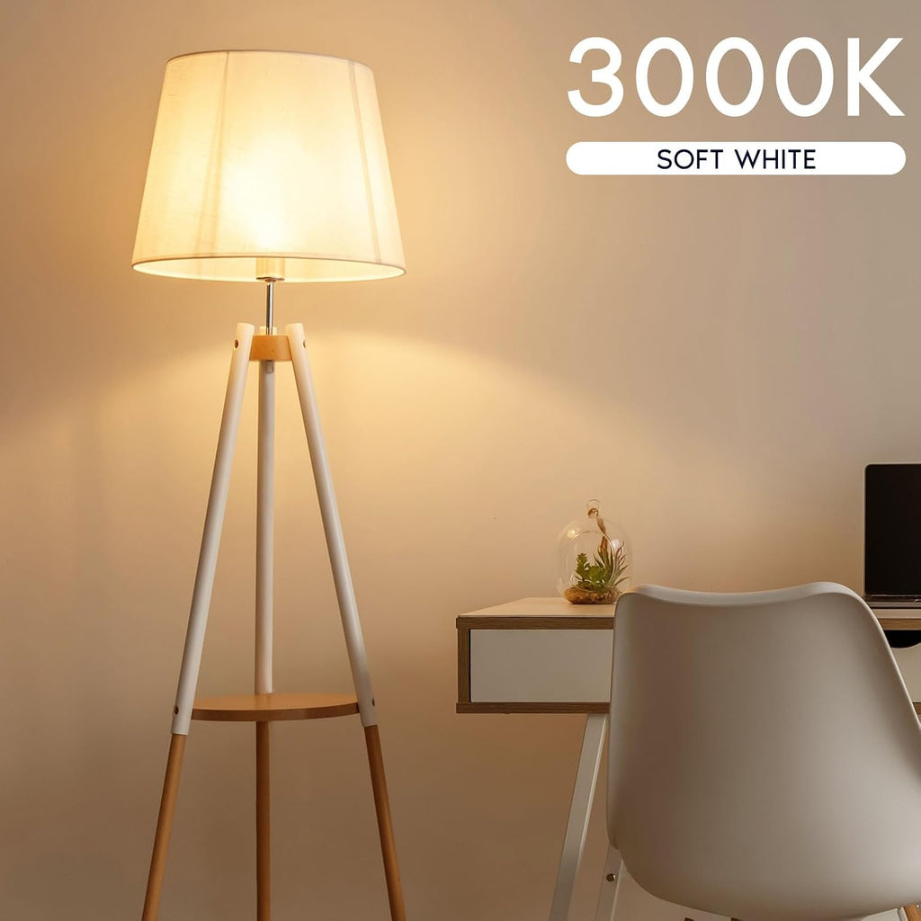 A19 LED Light Bulb 75 Watt Equivalent, 3000K Soft White, 1100LM, Non-Dimmable, Standard LED Light Bulbs, 9.5W, E26