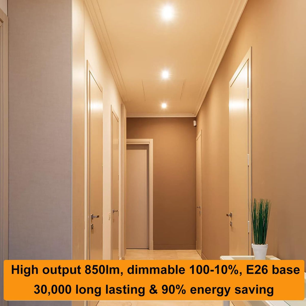PAR30 Long Neck LED Flood Light Bulbs Dimmable 11W 2700K 2 Pack