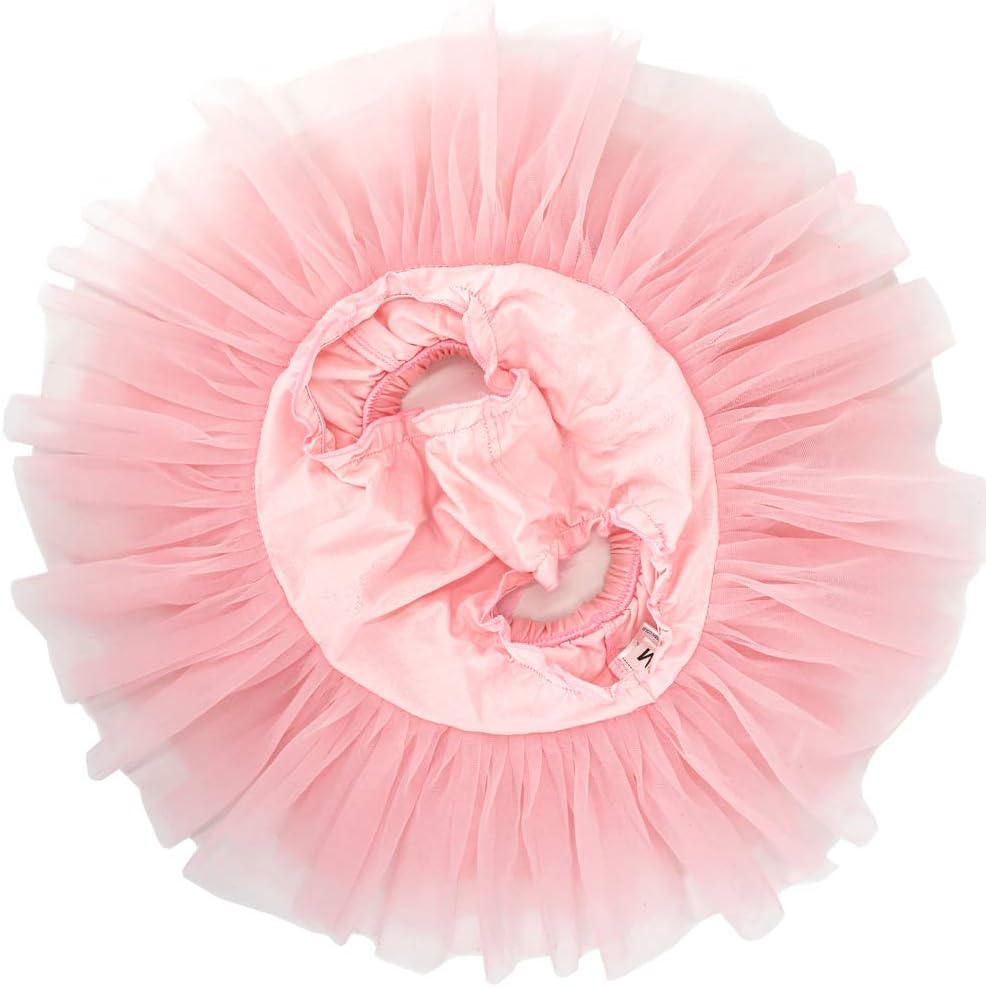 Baby Girls Soft Tutu Skirt with Diaper Cover,1st Birthday Party Tutu Skirt Sets