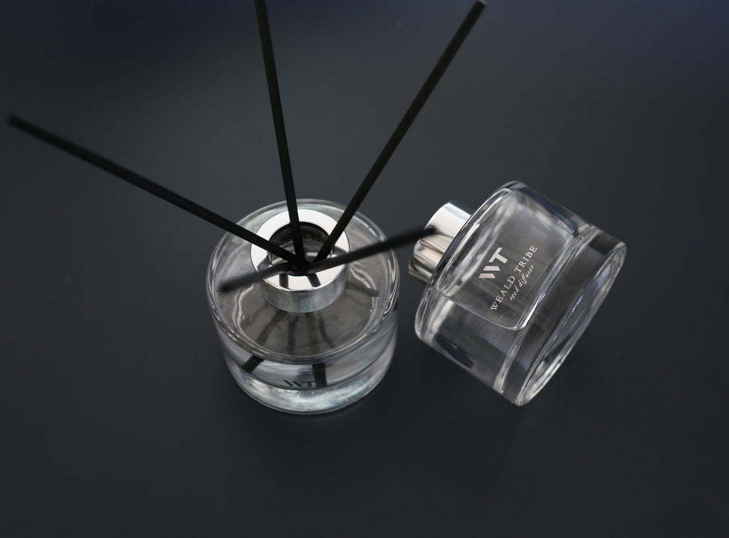 Flower Reed Diffuser Set Fresh Linen Scent Decor