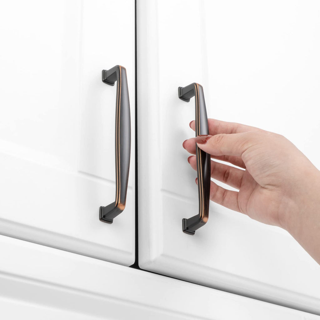 10 Pack 5 in Oil Rubbed Bronze Cabinet Pulls, Drawer Handles 1817