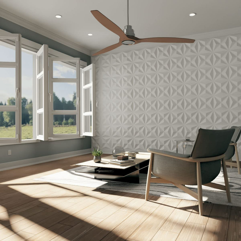 CASE-20 11 7/8"W x 11 7/8"H Kent EnduraWall Decorative 3D Wall Panel Covers 19.59 Sq. Ft. (20/PK)