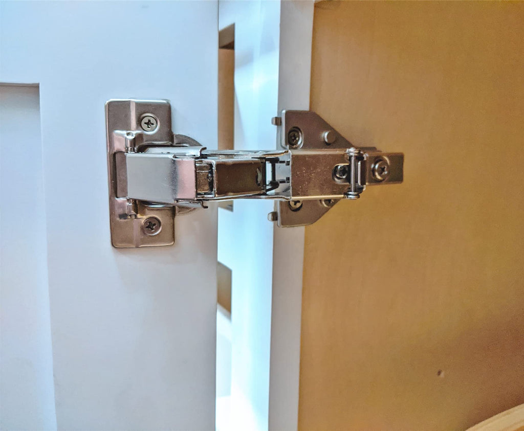 165 Degree Soft Close Cabinet Hinge, Single Pack Lazy Susan Corner Cabinet Hinge for Cabinet Frame to Door