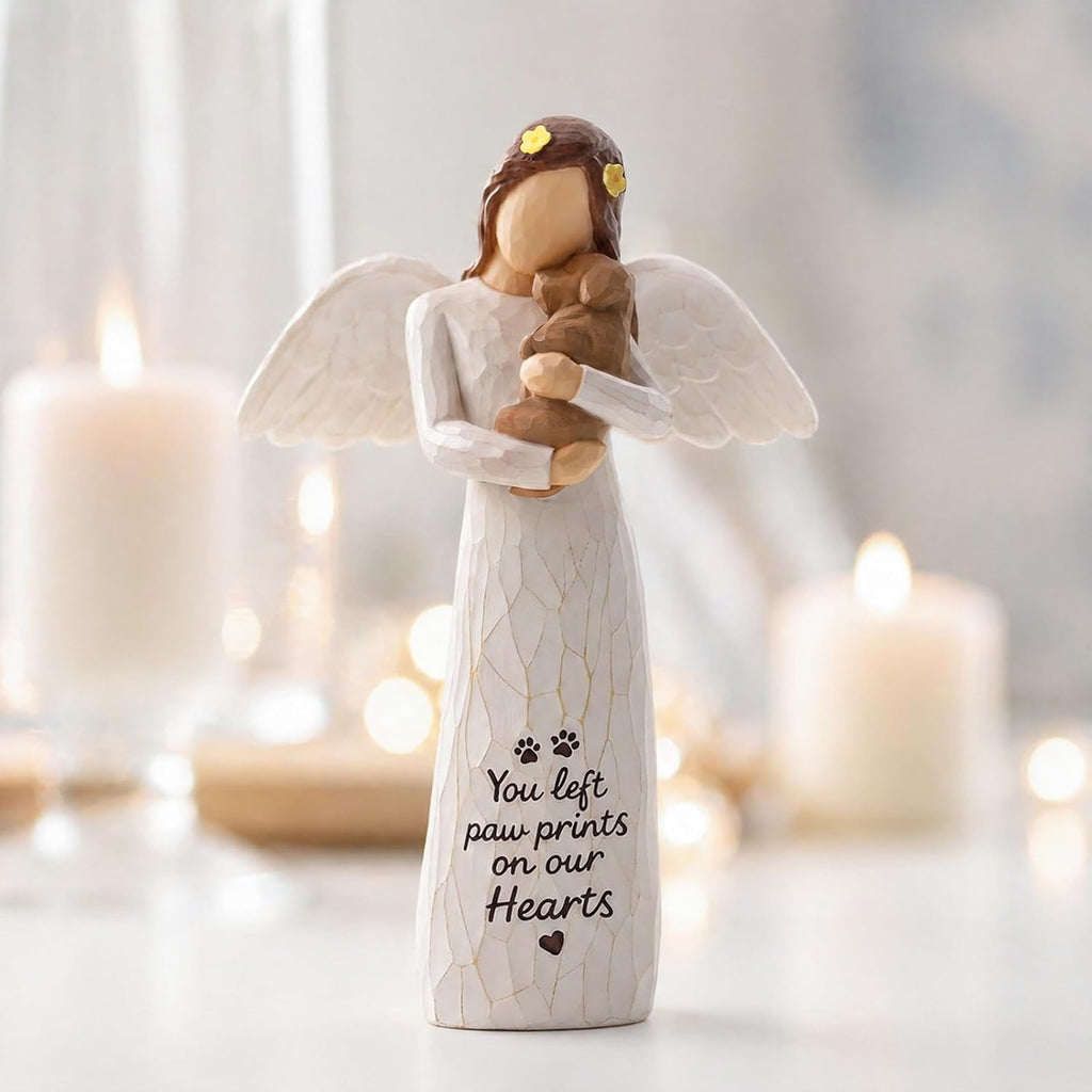 Dog Memorial Angel Figurine
