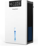 Dehumidifier, 98OZ Dehumidifiers for Home(1000sq.ft), Humidity Display Dehumidifier for Basement Bathroom Bedroom
