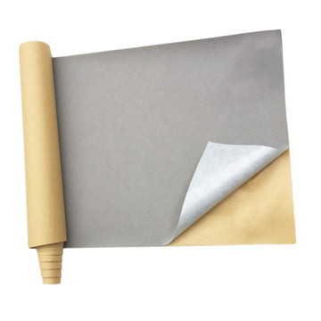 Self-Adhesive Velvet Fabric Cloth, Flocked Fabric, 17.7′′×100′′(Light Gray)