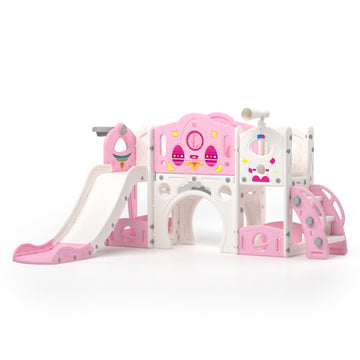 9 in 1 Toddler Slide and Outdoor Playset, Toddler Playground