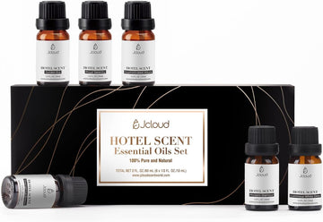 Hotel Diffuser Oils Set, Top 6 Luxury Hotel Inspired, 6x10mL | Essential Oils for Diffuser , Pure Aromatherapy