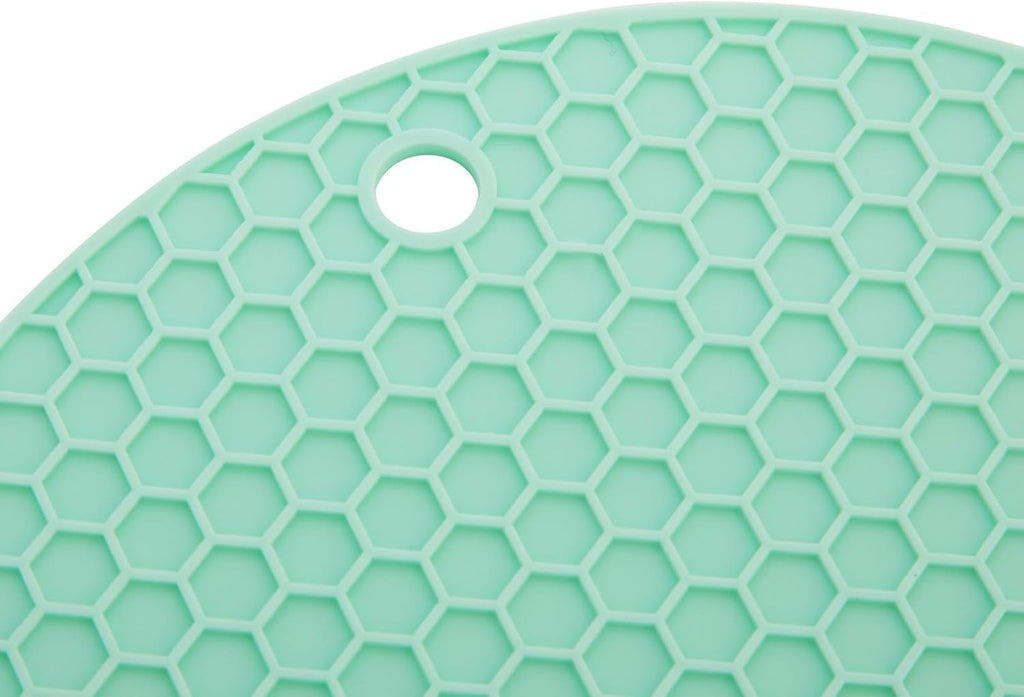 Round Silicone Trivets - 600°F Heat Resistant & Oven Safe Silicone Trivet Mat - Dishwasher Safe Countertop Mat - Set - Set of 6