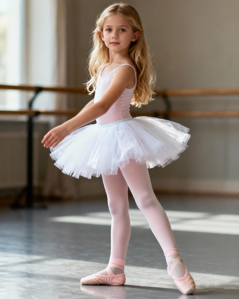 6 Pairs Girls Ballet Dance Tights Footed Stockings