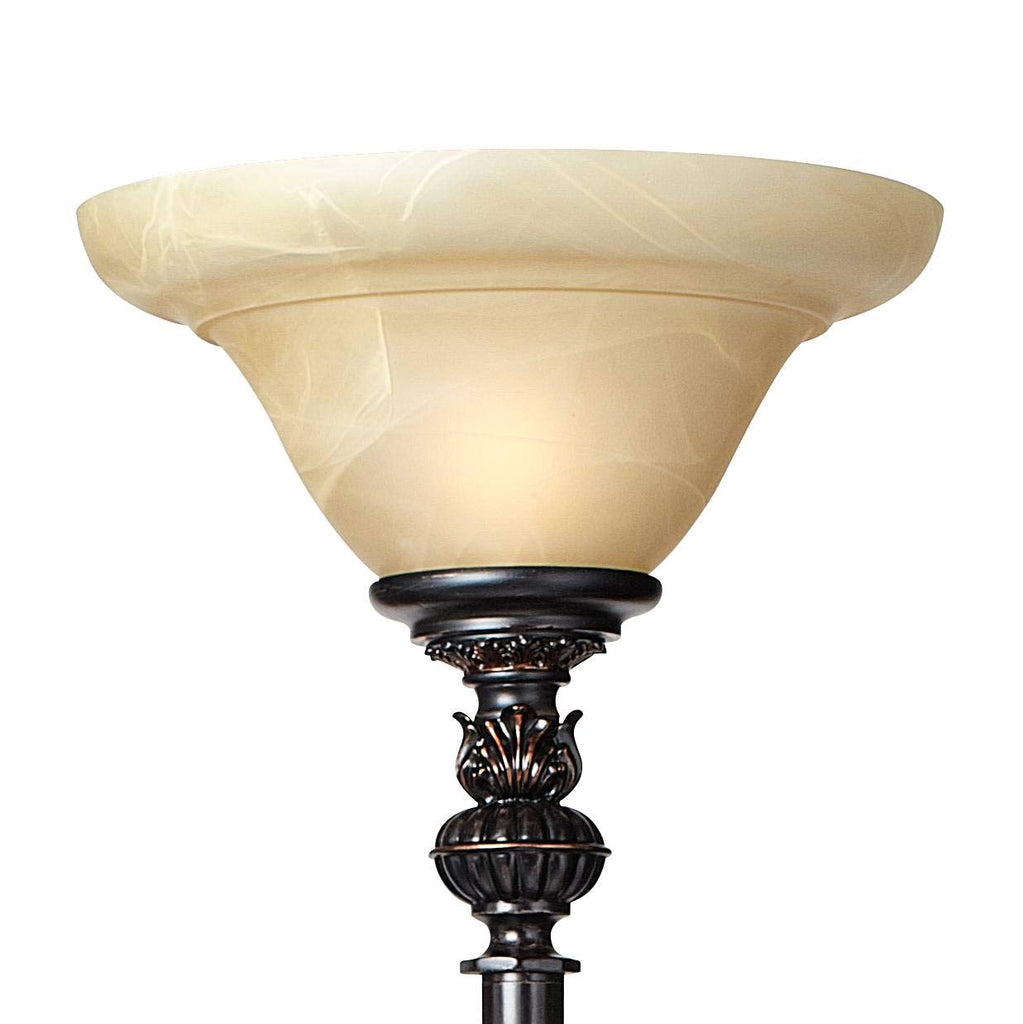 Sonnett 72" Tall 3-Light Torchiere Floor Lamp Living Room